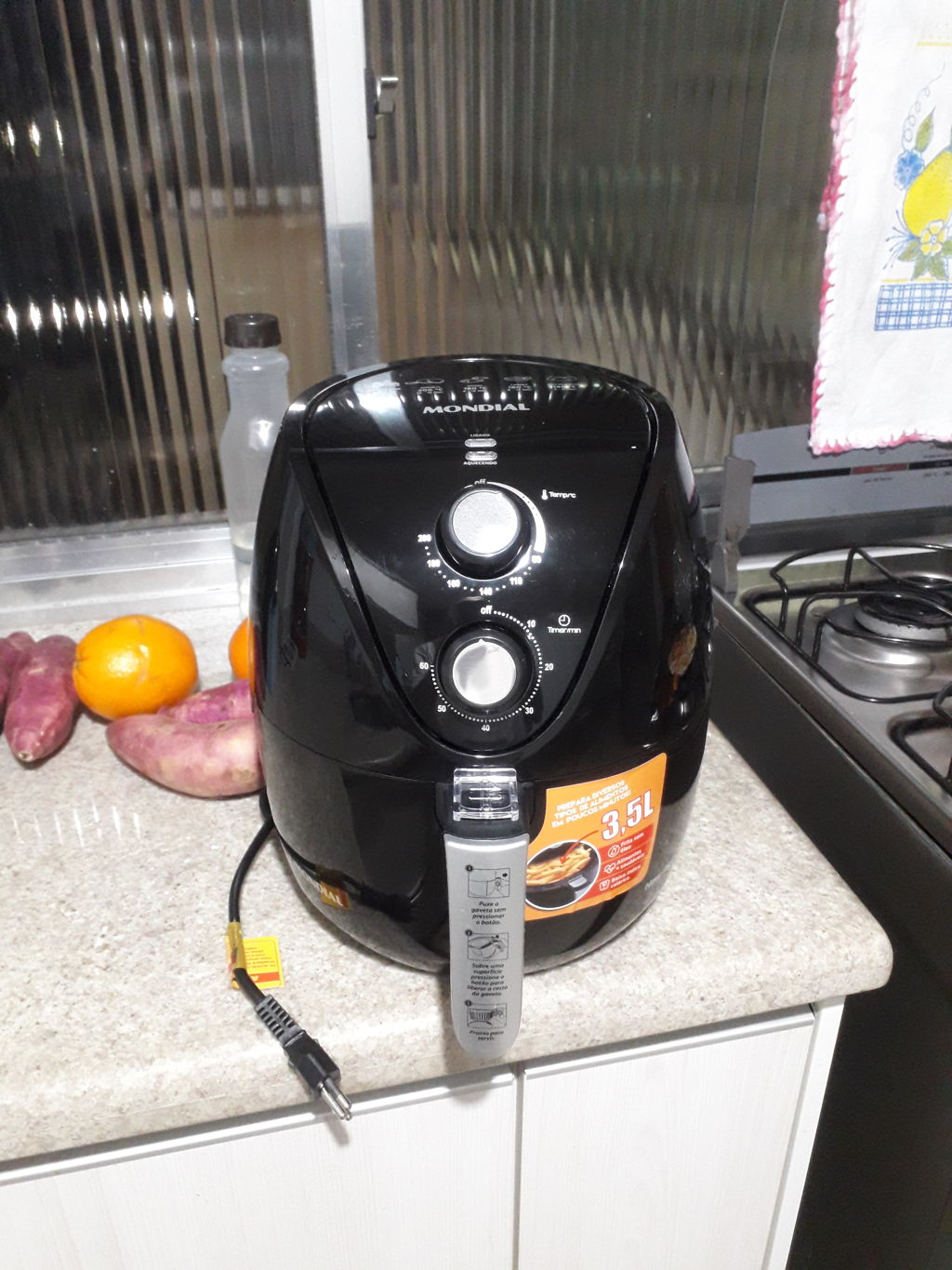 Fritadeira El Trica Sem Leo Air Fryer Mondial New Pratic Af L