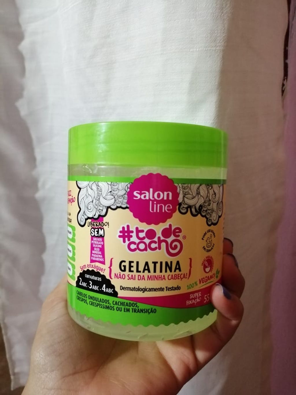 Gelatina Todecacho Nao Sai Da Minha Cabeca Salon Line 550g