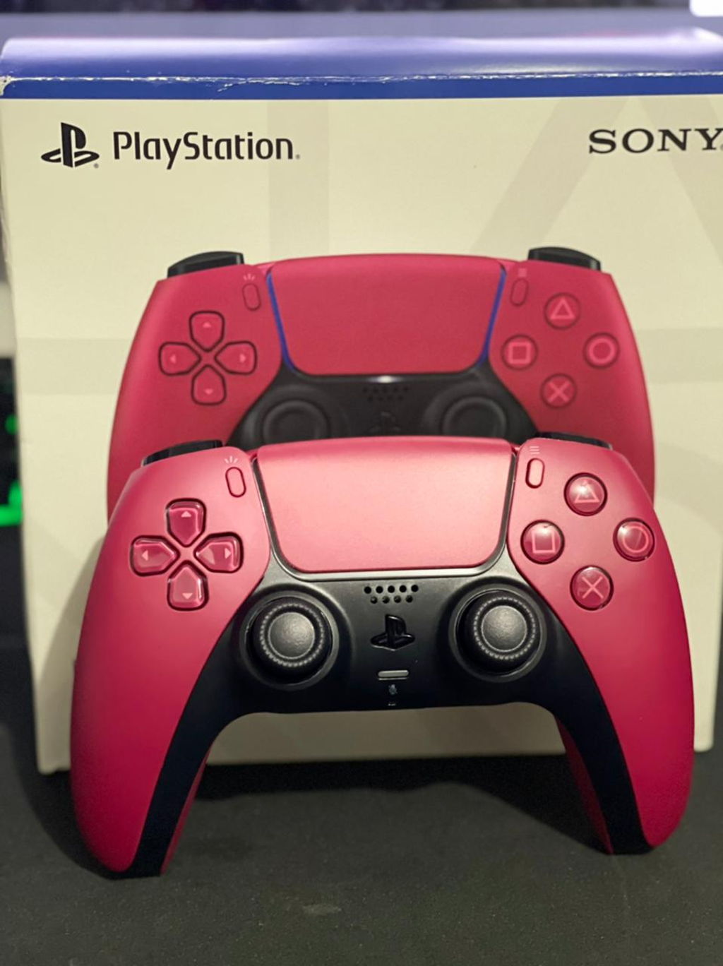 Controle sem fio DualSense Cosmic Red Sony - PS5 - ShopB - 12 anos!