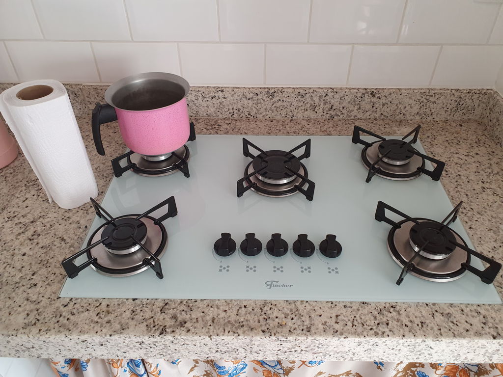Cooktop 5 Bocas Fischer 1642 Branco Polar Extra