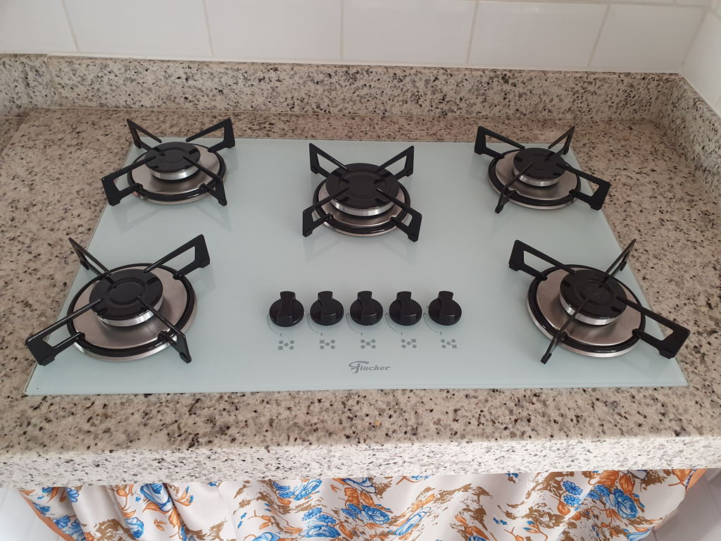 Cooktop 5 Bocas Fischer 1642 Branco Polar Extra