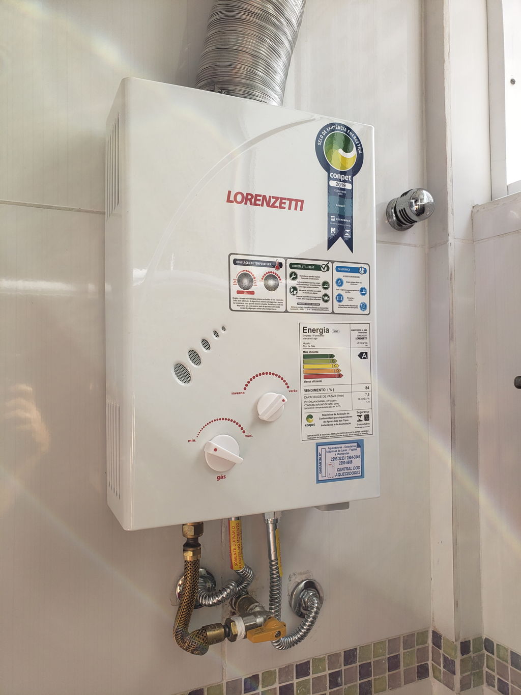 Aquecedor De Agua A Gas Lorenzetti Lz 750bp Por Exaustao Natural Bivolt Gas Natural Aquecedor De Agua A Gas Extra 472022