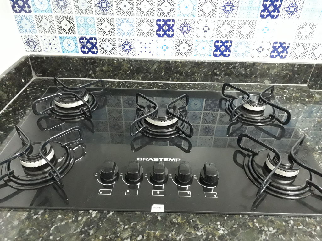 Cooktop a Gás Brastemp BDD75AE 5 Bocas com Extra