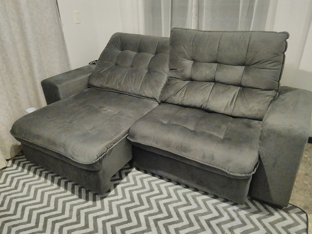 Sofá 4 Lugares Linoforte com Assento Extra