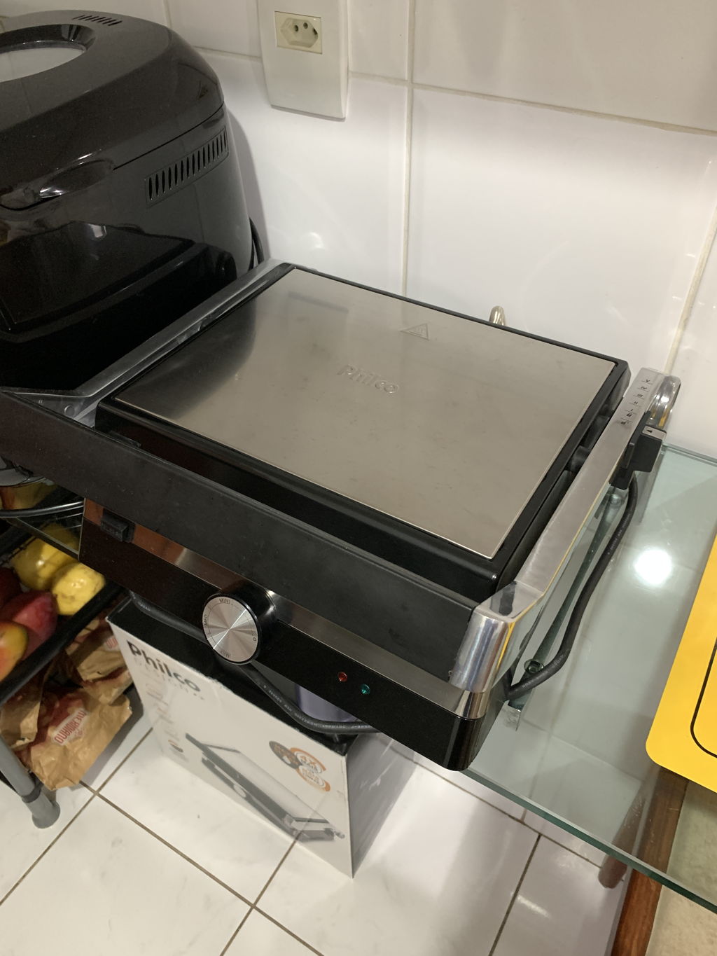 Grill Philco PGR04PI Master Press Design, Ponto