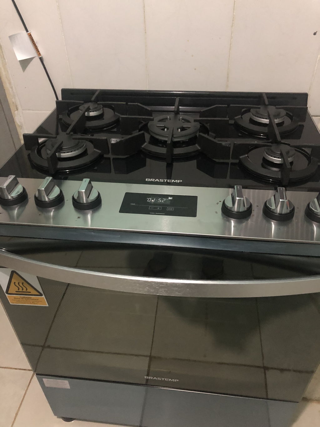 Fogão Brastemp BFS5VCR 5 Bocas com Mesa Ponto