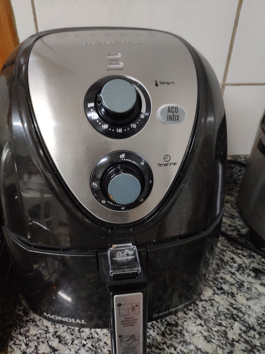 Fritadeira Air Fryer Mondial AFN50BI, 5L, Ponto