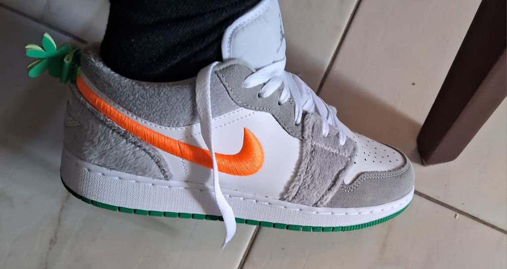 【ゆずちゃん】Nike GS Air Jordan 1 Tênis Nike Air Jordan 1 Low SE Gs 