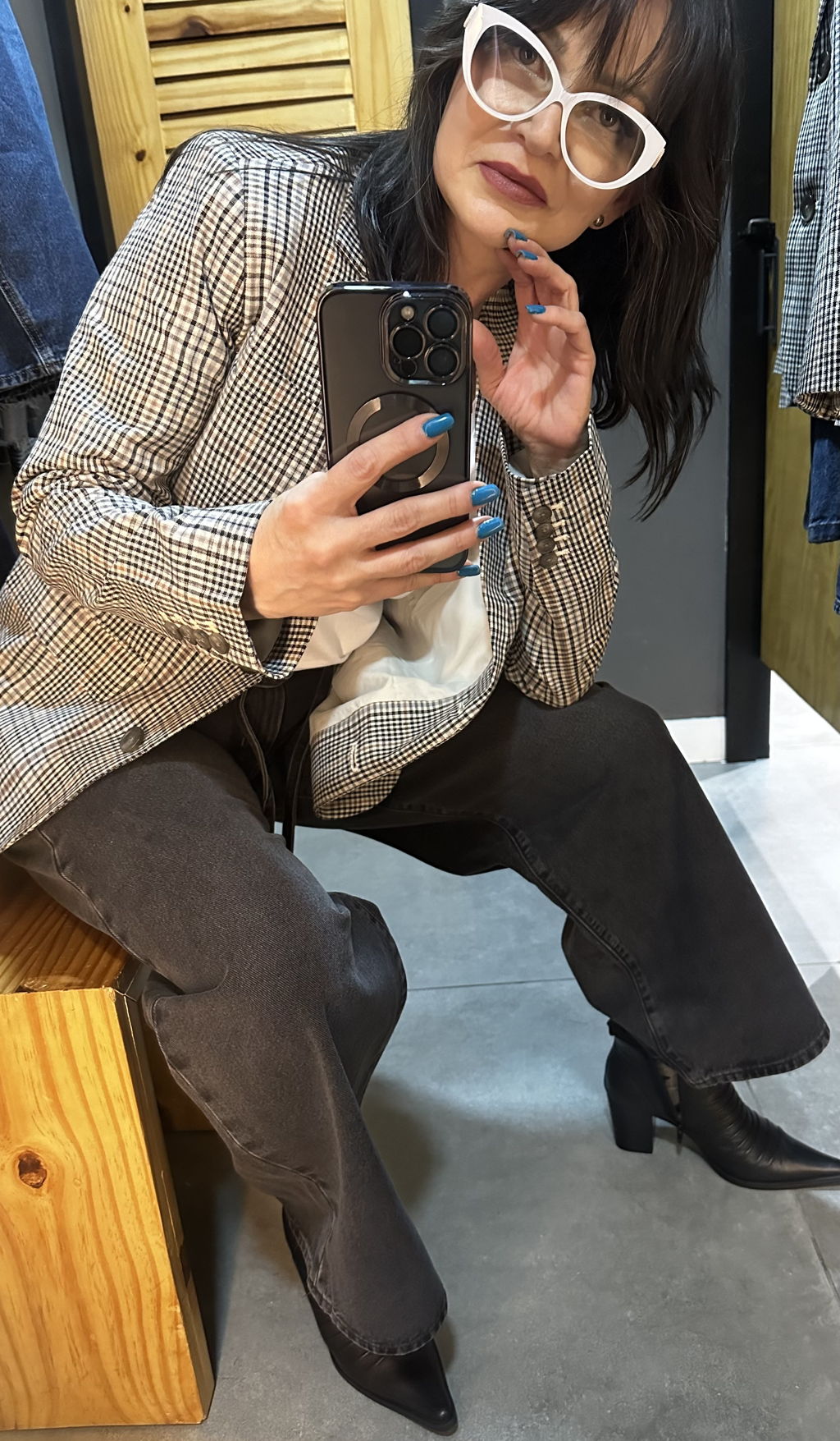 Bota Dina Mirtz Cano Curto Fivela | Melania Benett