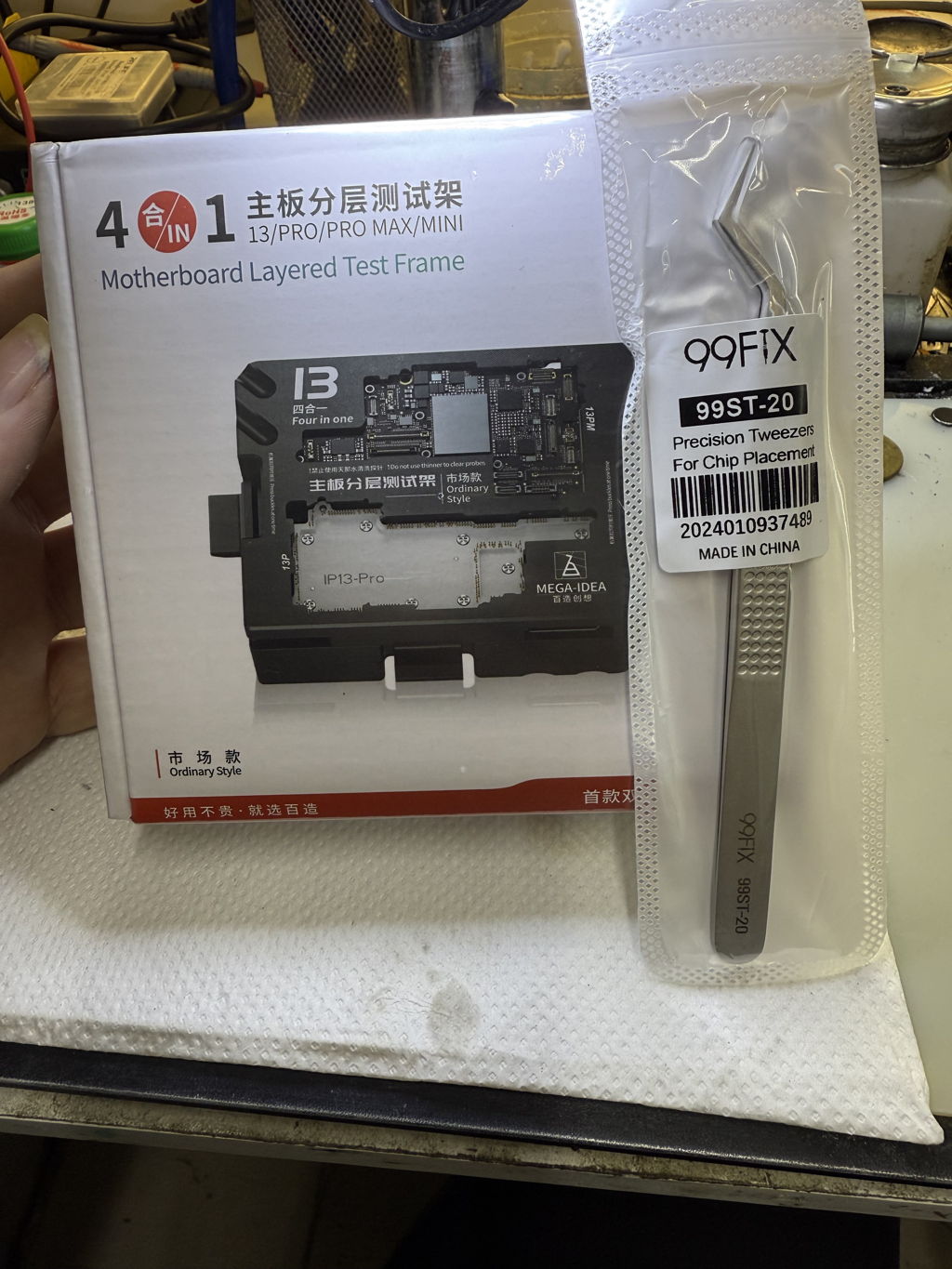 Mega-idea iSocket 4 em 1 para teste da placa-mãe Para iPhone 13