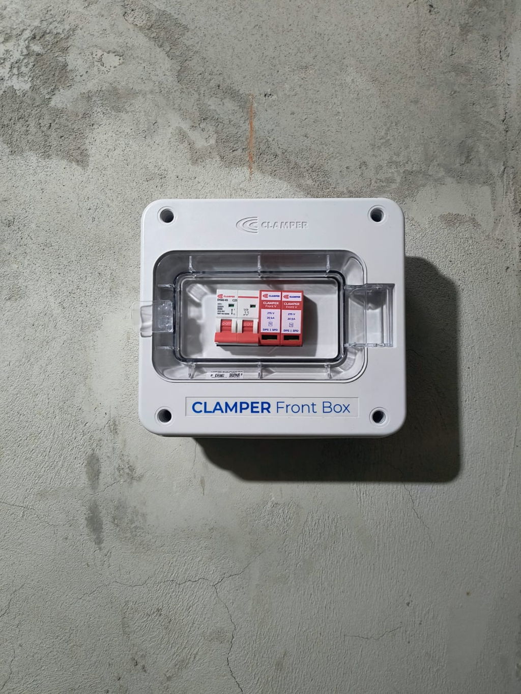 Front Box CLAMPER 275V 20kA 2P - CLAMPER