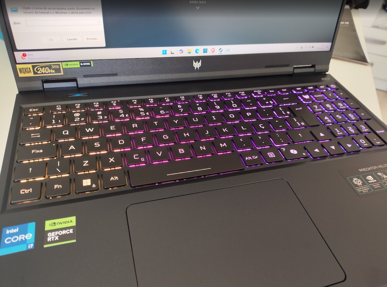 Kit Predator Notebook Gamer Acer + Roteador W6X