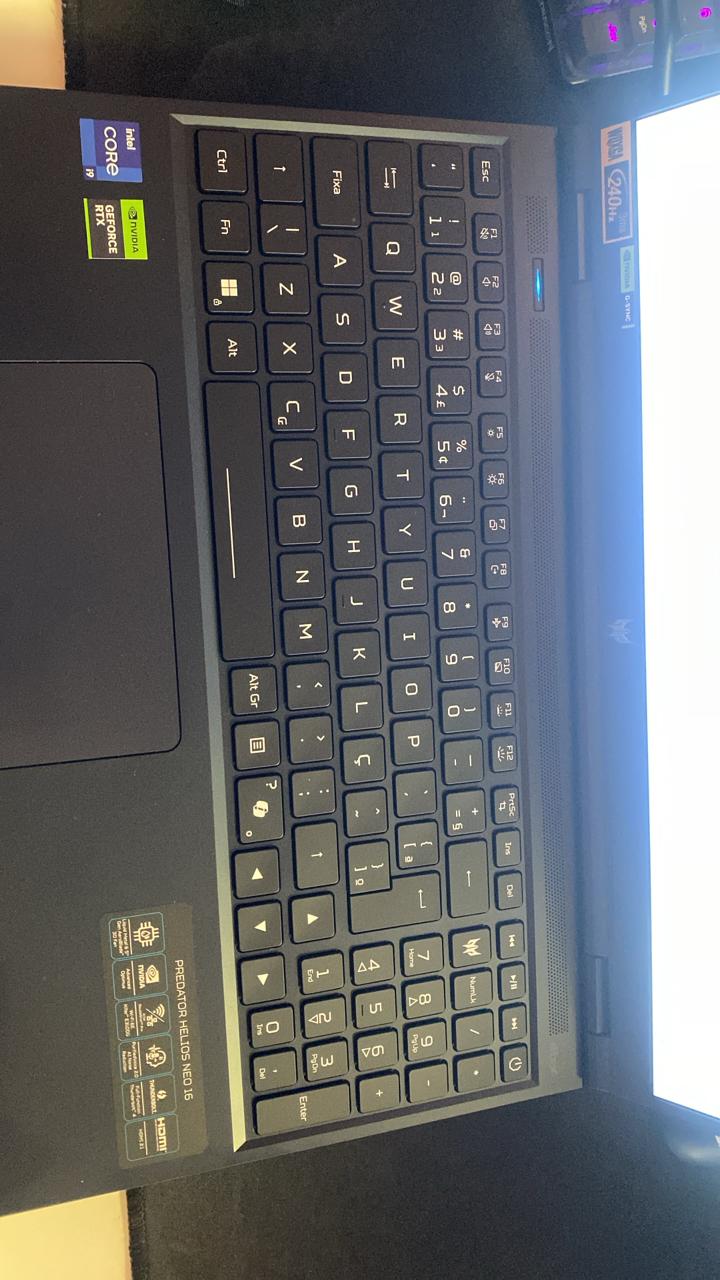 Notebook Predator Helios Neo PHN16-72-99MY | 32GB W11 Acer
