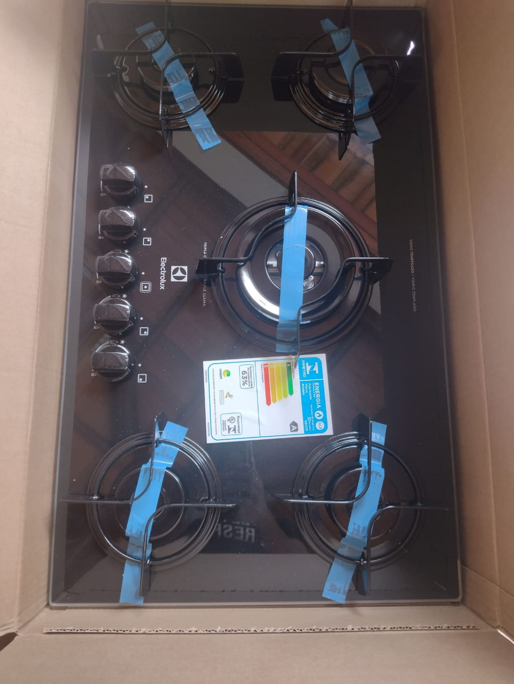 Cooktop a Gás Electrolux KE5TP 5 Bocas com Casas Bahia