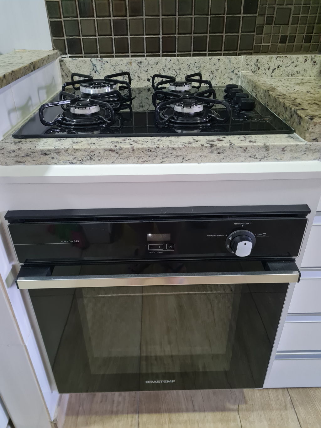 Cooktop Brastemp BDT62AE Touch Timer 4 Bocas Casas Bahia
