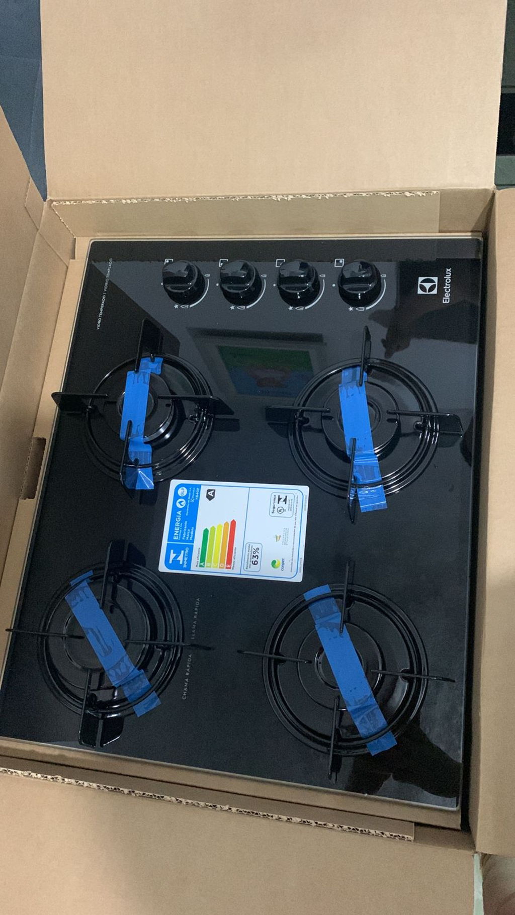Cooktop a Gás 4 Bocas KE4GP Electrolux Bivolt Casas Bahia